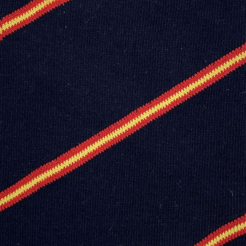 Calcetines azul marino con rayas bandera de España