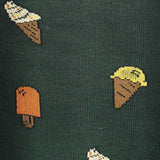 Calcetines verdes con helados - DiversoMen