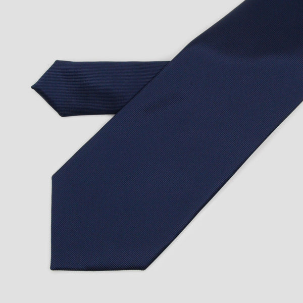 Corbata lisa azul marino - DiversoMen