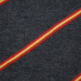 Calcetines grises con rayas bandera de España