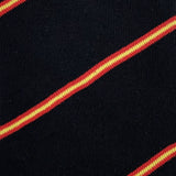 Calcetines negros con rayas bandera de España