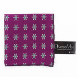 Pañuelo magenta con mariquillas de la Macarena - DiversoMen